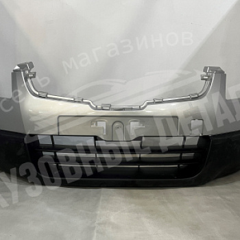 Бампер передний Nissan Qashqai J10 (06-10) KY0 Bright Silver Серебристый