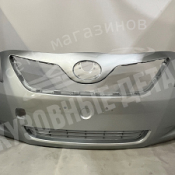 Бампер передний Toyota Camry V40 дорест c отв под омыв. 1D4 Silver  Titanium Metallic Серебристый